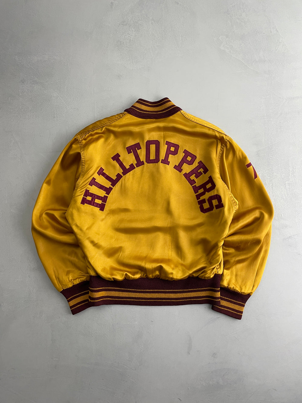 50's Butwin 'HIlltoppers' Satin Pullover [M]