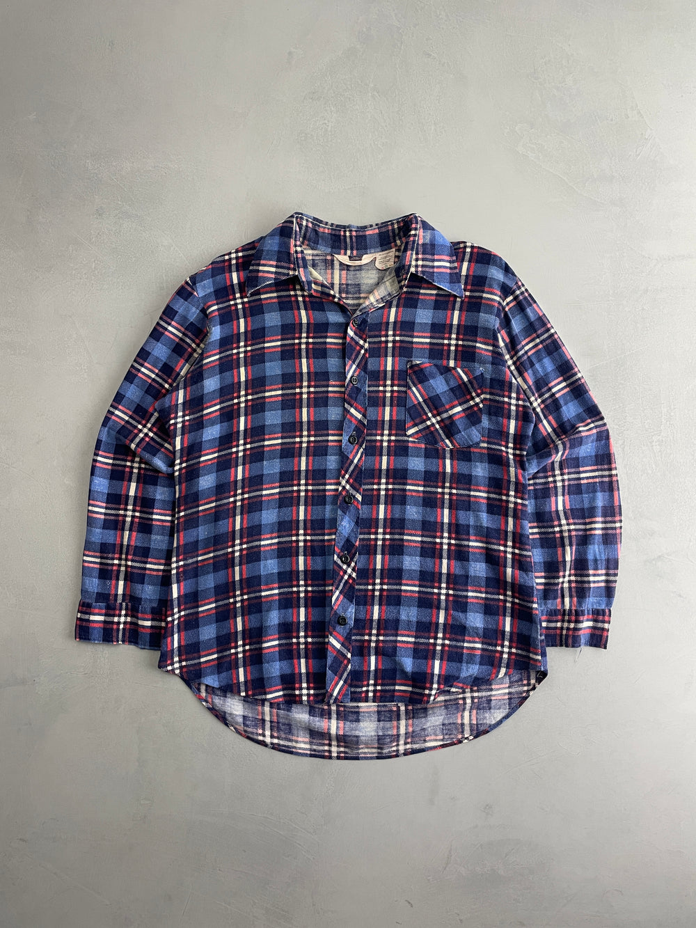 70's Johnny West Flannel Shirt [M]