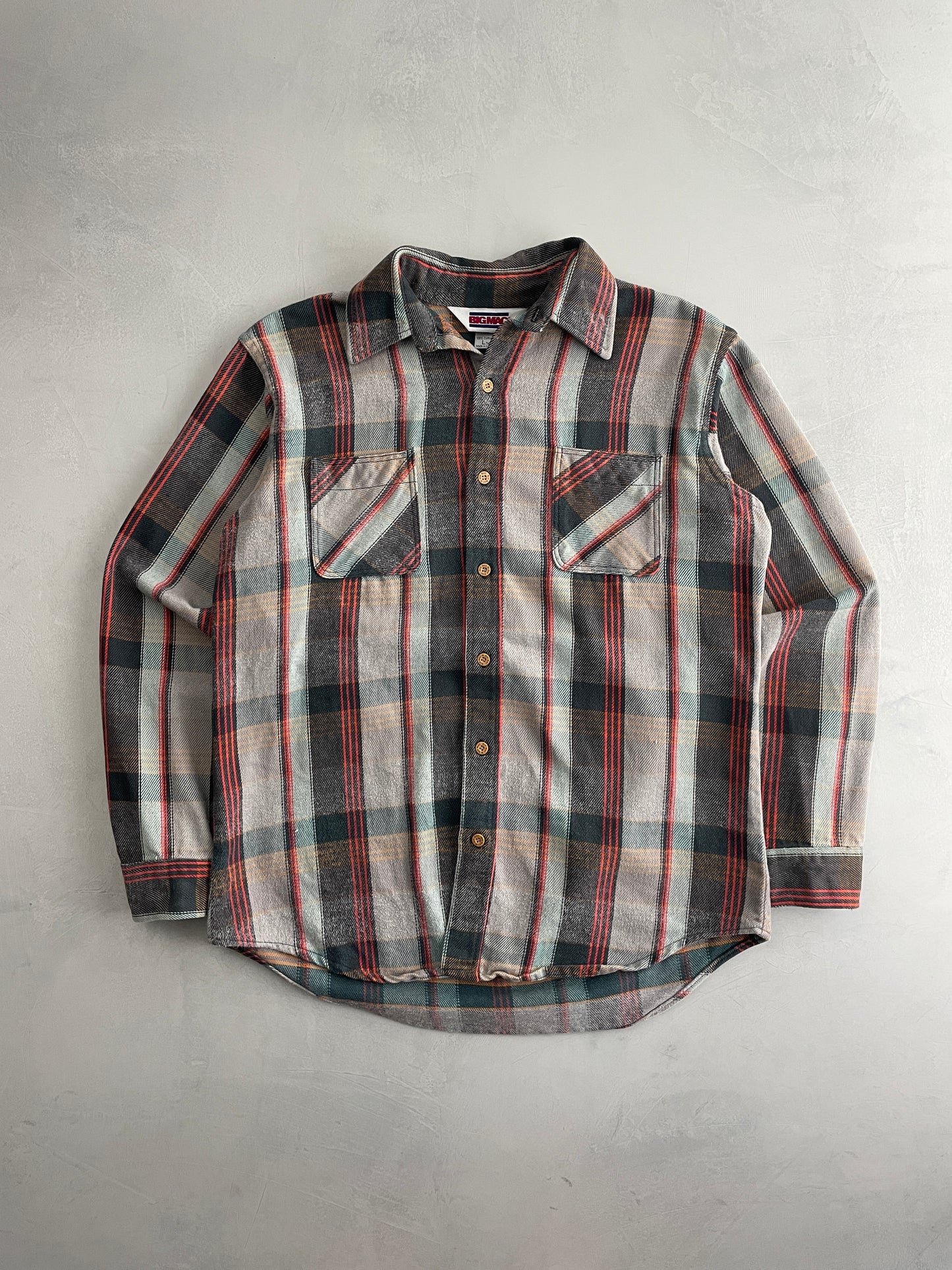 70's Big Mac Flannel Shirt [XL]