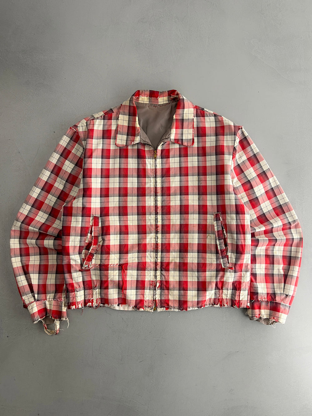 1960's Reversible Plaid Jacket [L]