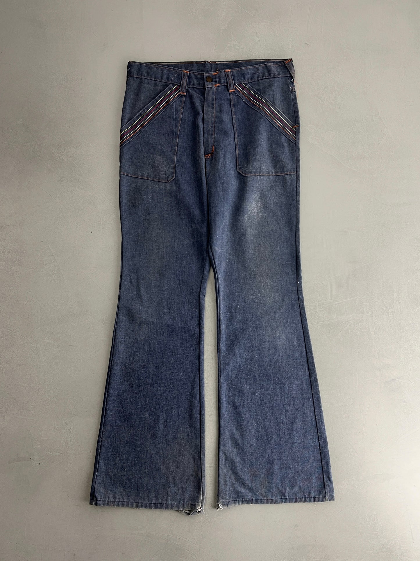 1970's Denim Flares [34"]