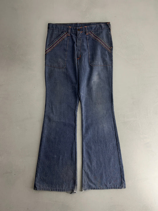 1970's Denim Flares [34"]