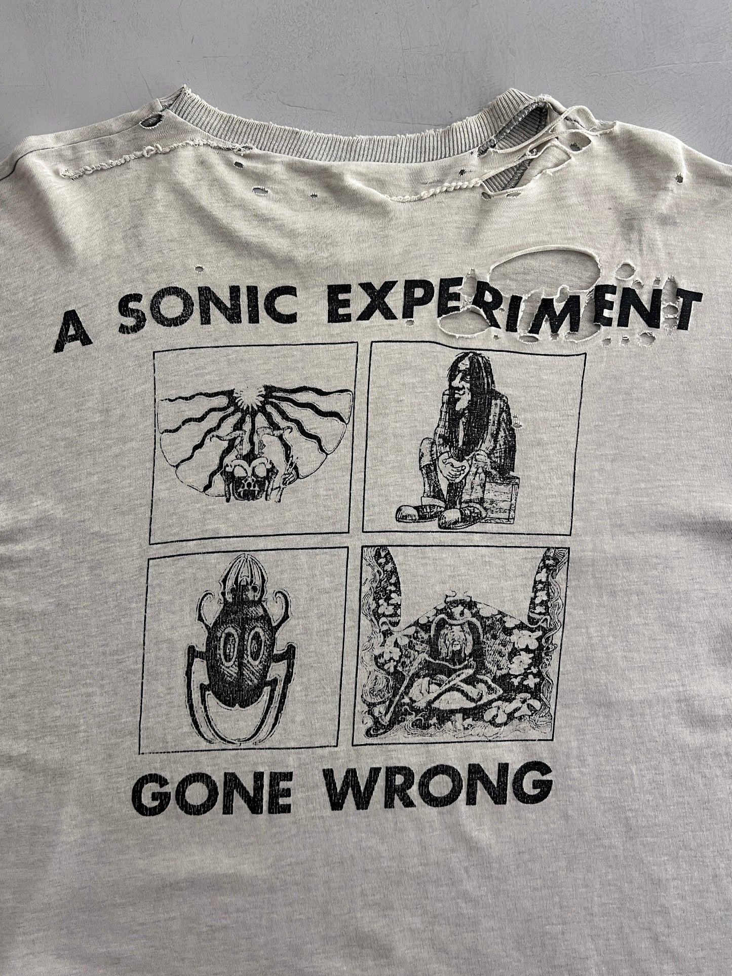 Early 90's Tumbleweed 'A Sonic Experiment Gone Wrong' Long Sleeve Tee [XL]