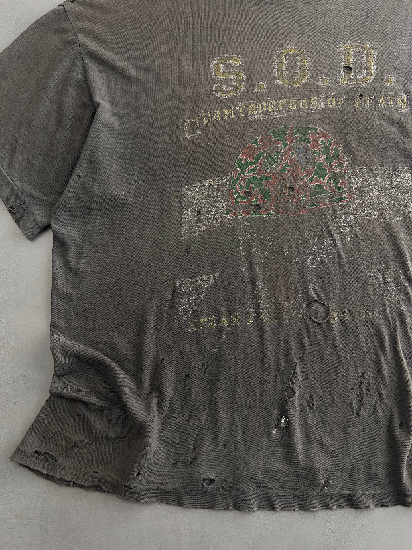 Thrashed 80's Storm Troopers Of Death Tee [XL]