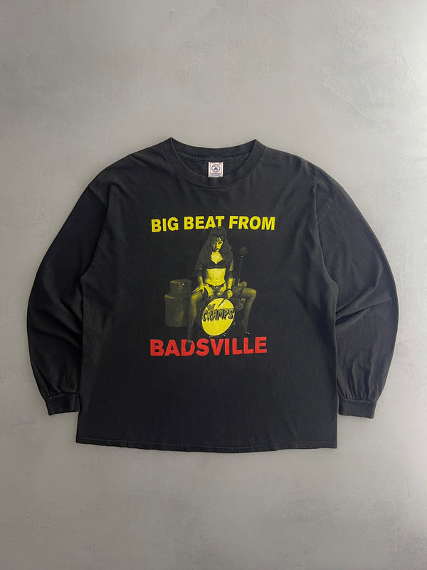 Late 90's The Cramps Big Beat From Badsville Long Sleeve Tee [XL]