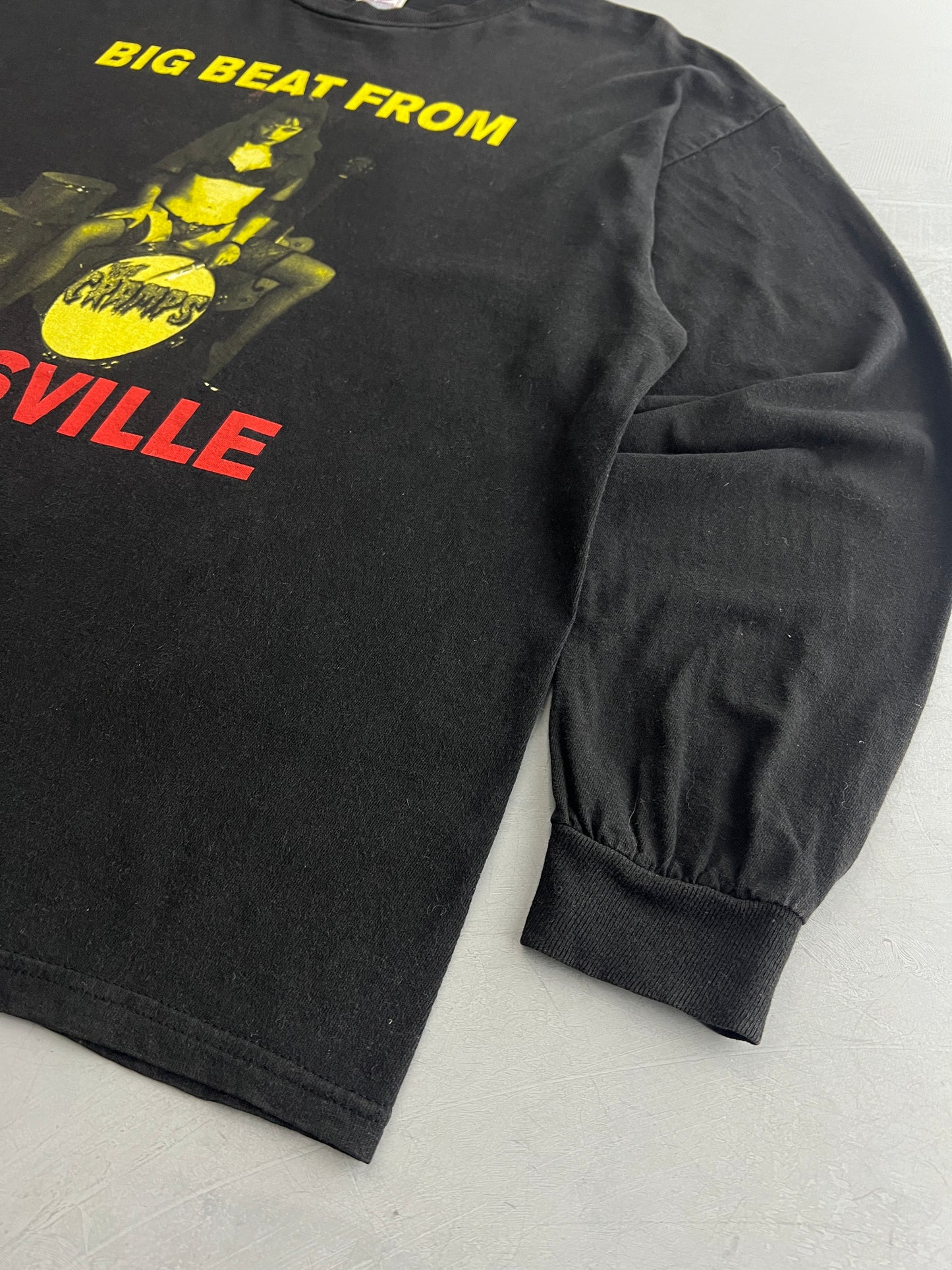 Late 90's The Cramps Big Beat From Badsville Long Sleeve Tee [XL]