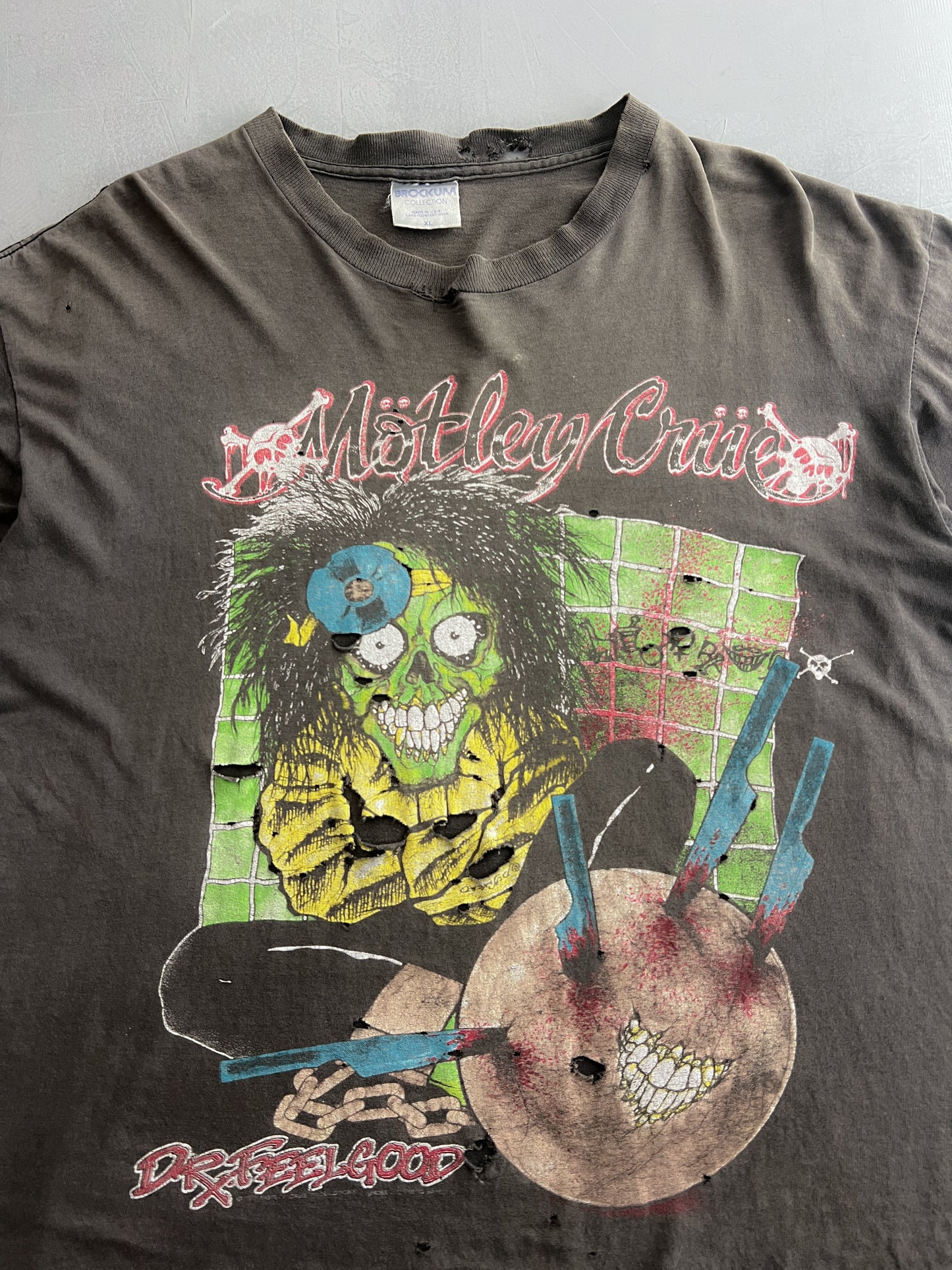 Thrashed '83 Motley Crue 'Dr Feel Good' Tee [XL]