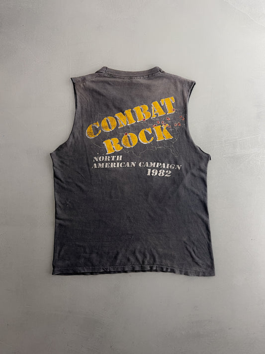 Faded 80's The Clash 'Combat Rock' Cut Off [M]