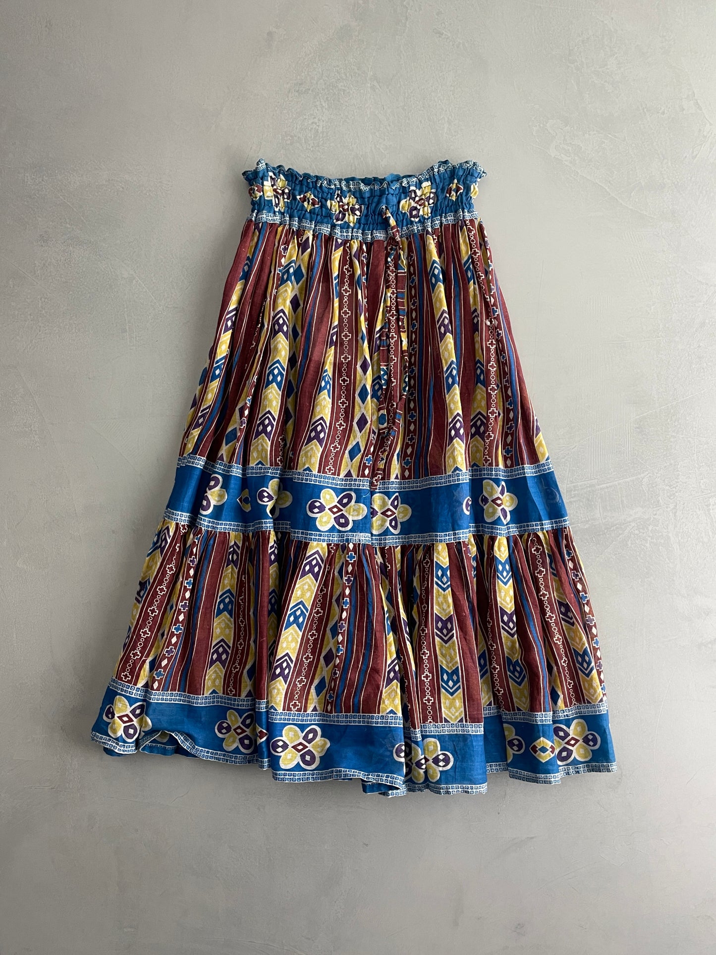 70's Cotton Skirt [W6-10]