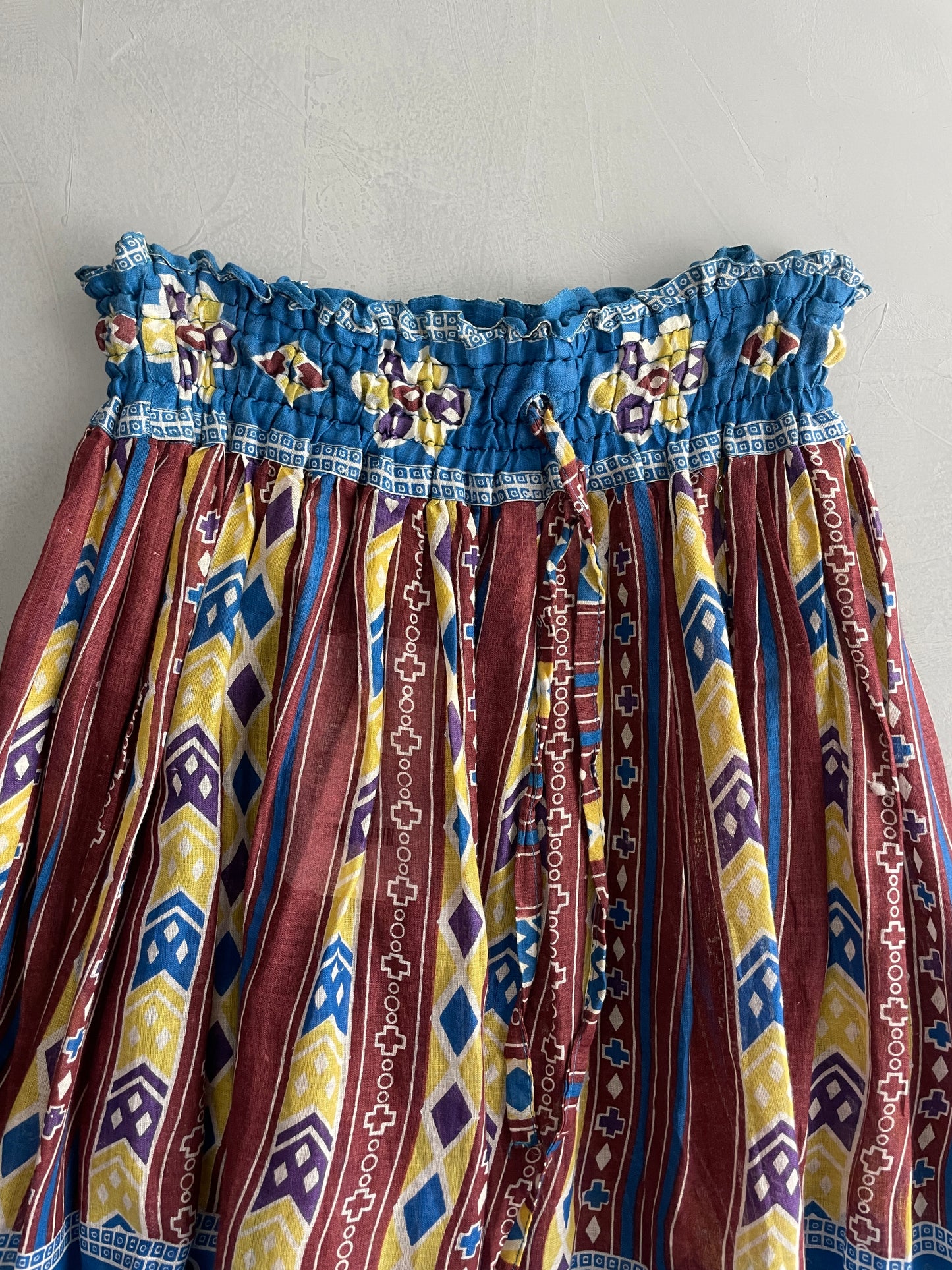 70's Cotton Skirt [W6-10]