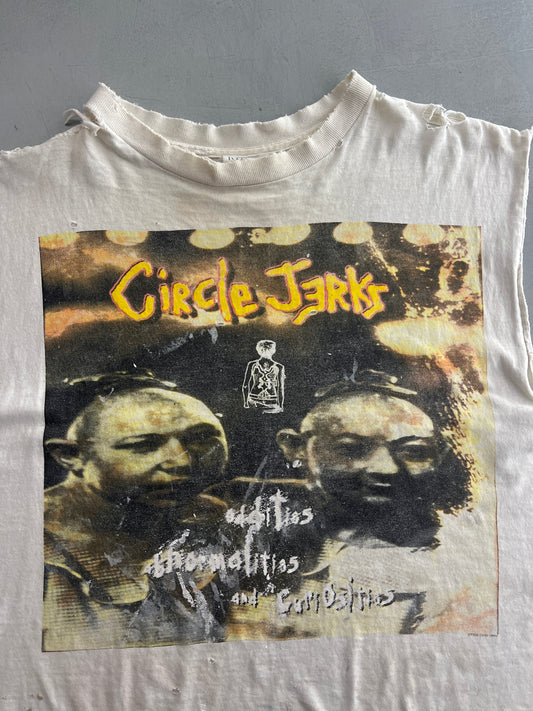 Thrashed '95 Circle Jerks 'North American Tour' Cut Off Tee [XL]