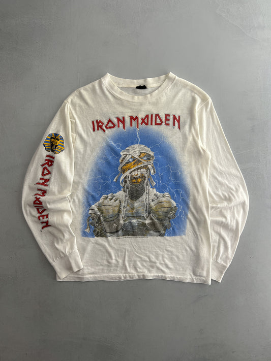'84 Iron Maiden 'World Slavery Tour' Long Sleeve Tee [M]