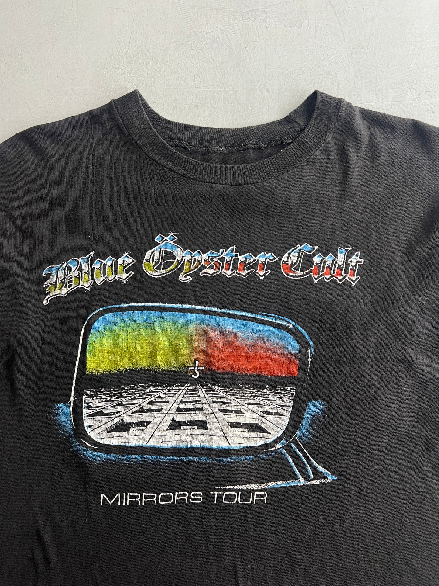 70's Blue Oyster Cult 'Mirrors Tour' Tee [XL]