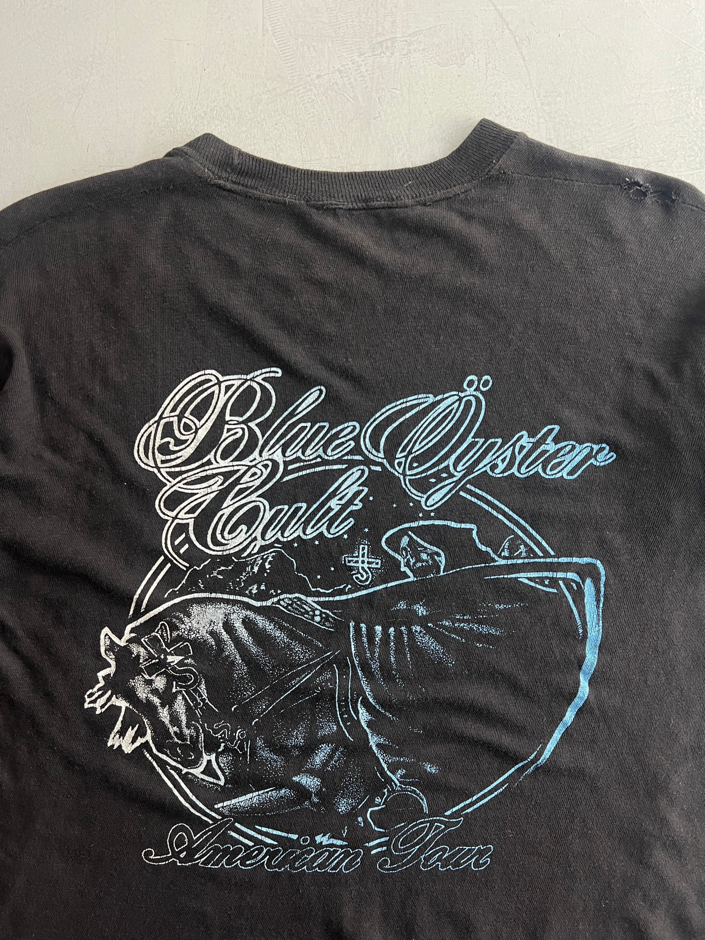 70's Blue Oyster Cult 'Mirrors Tour' Tee [XL]