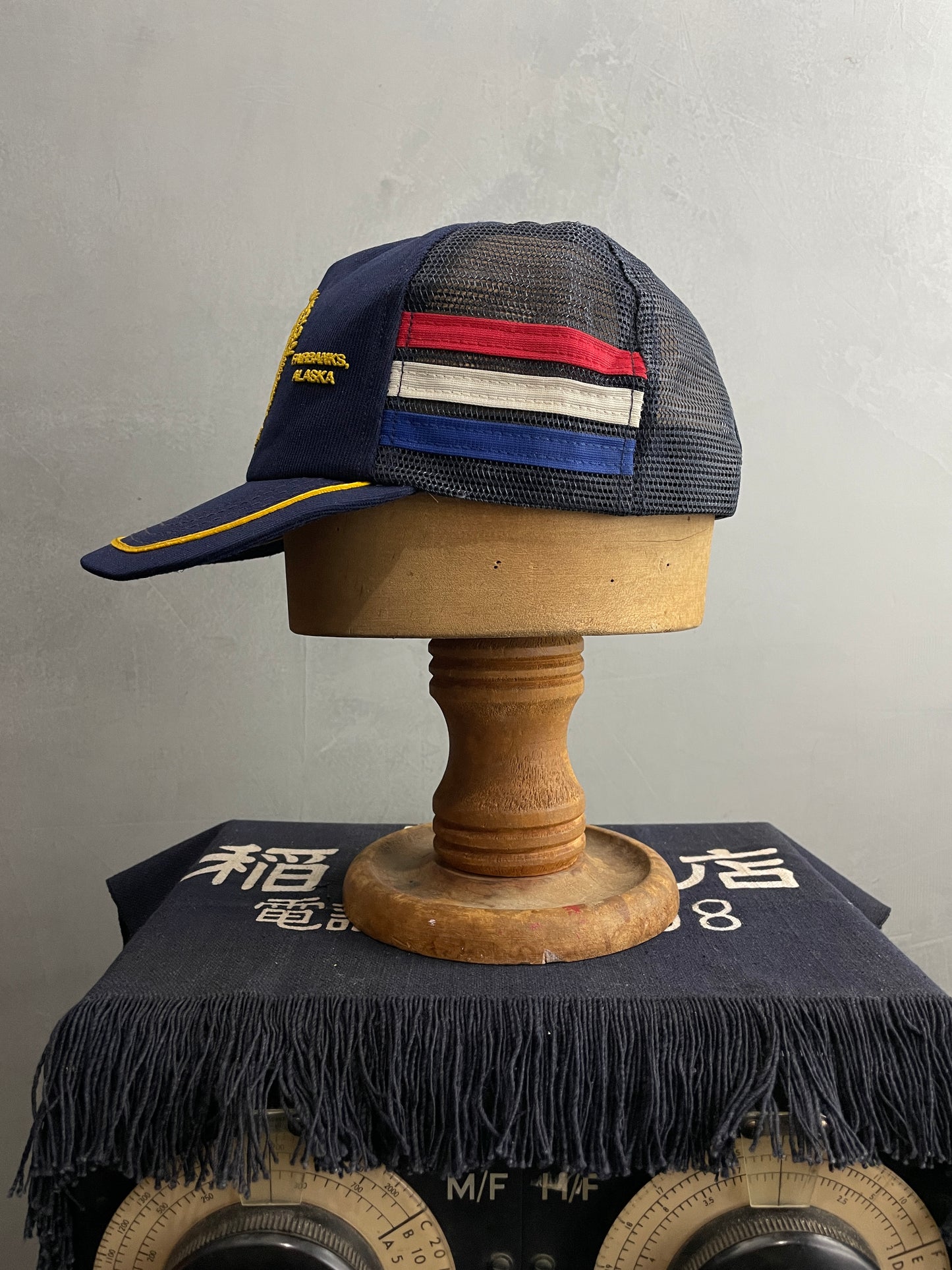 3 Stripe American Legion Trucker Cap