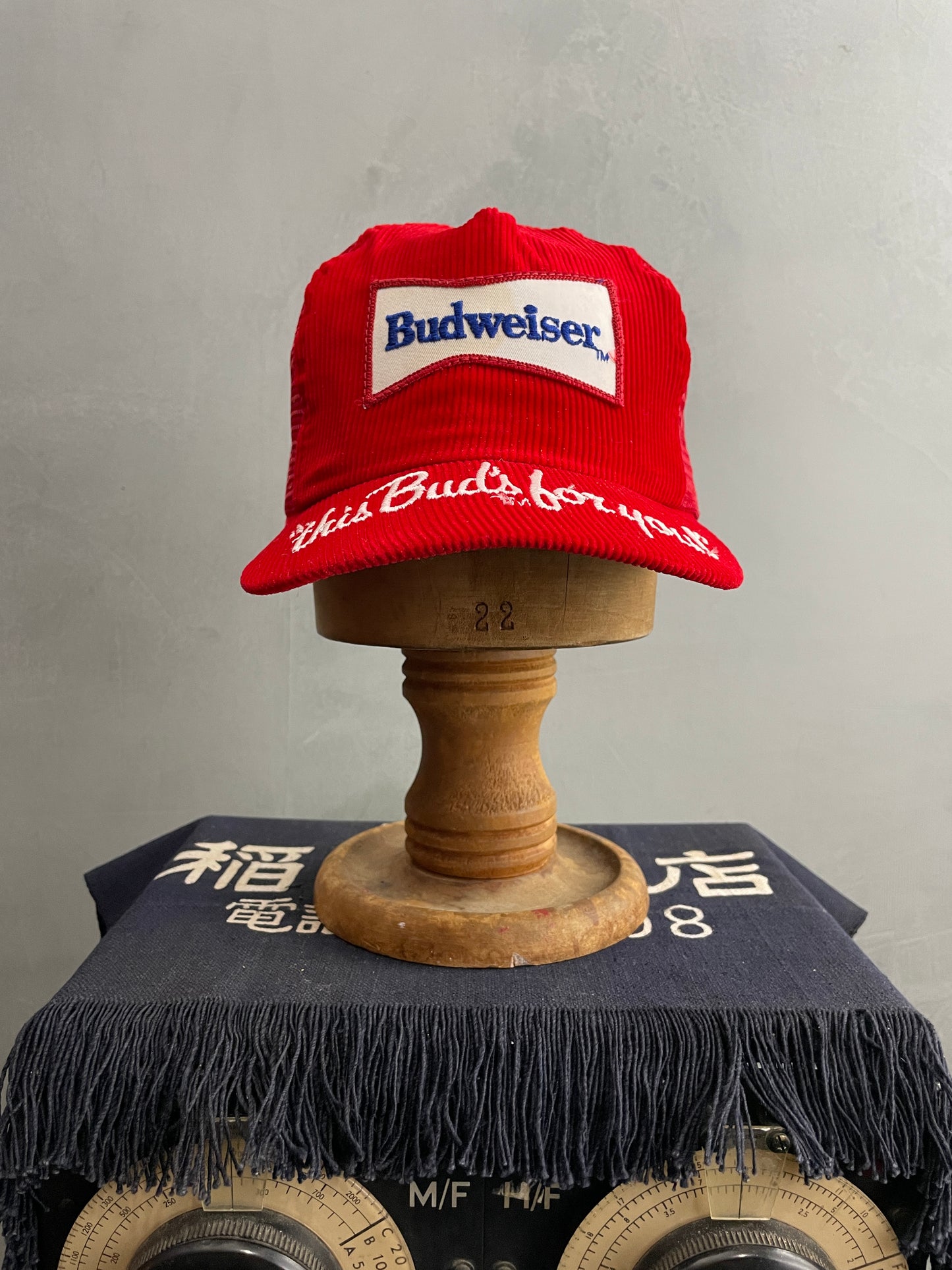 Budweiser Cord Trucker Cap