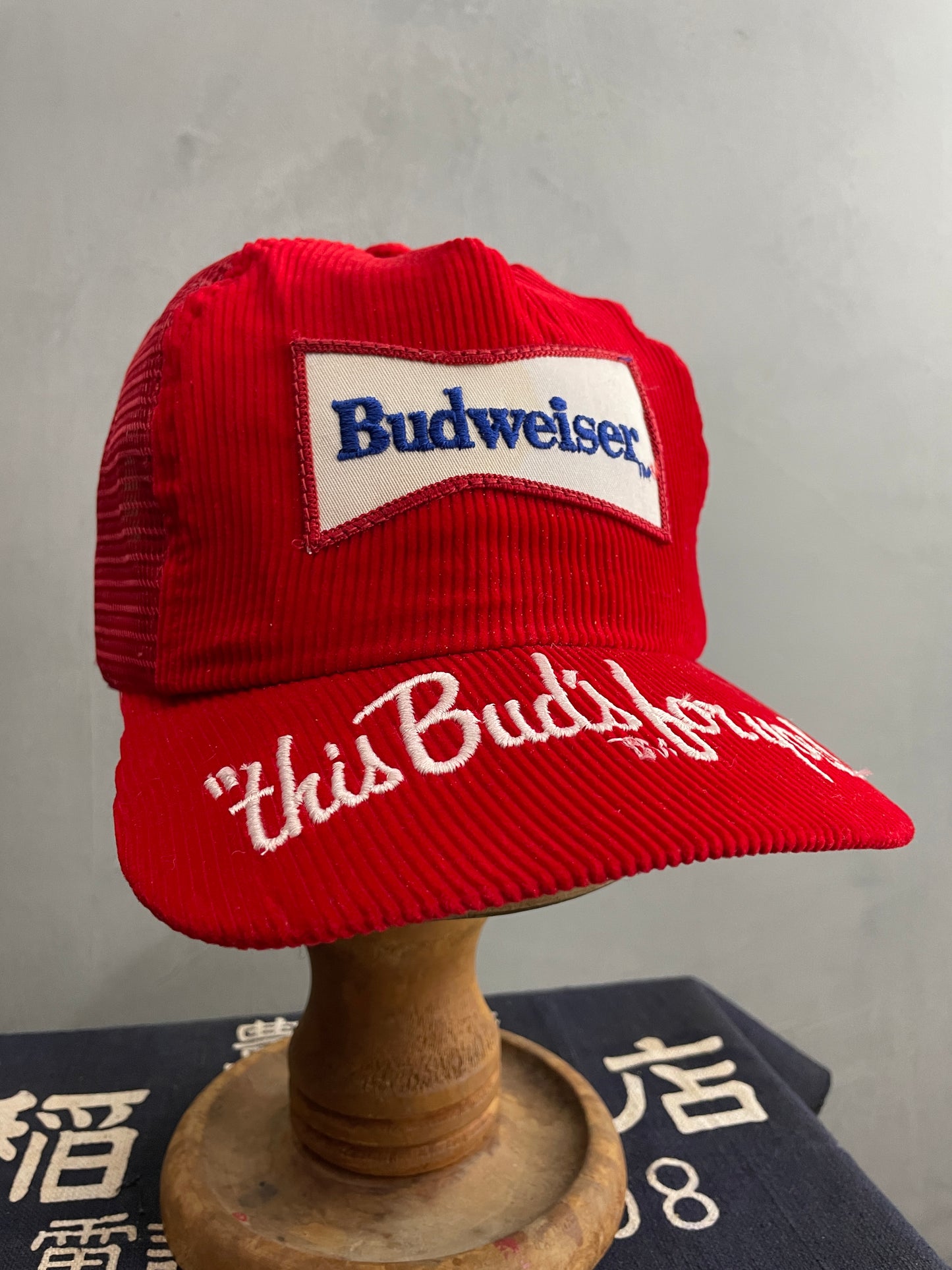 Budweiser Cord Trucker Cap