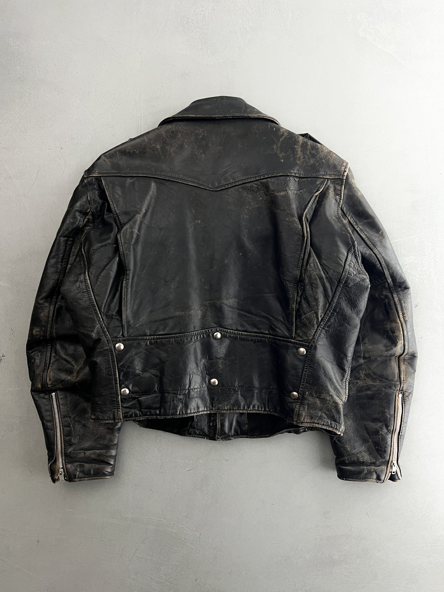 1960's Sears D-Pocket Leather Jacket [L]