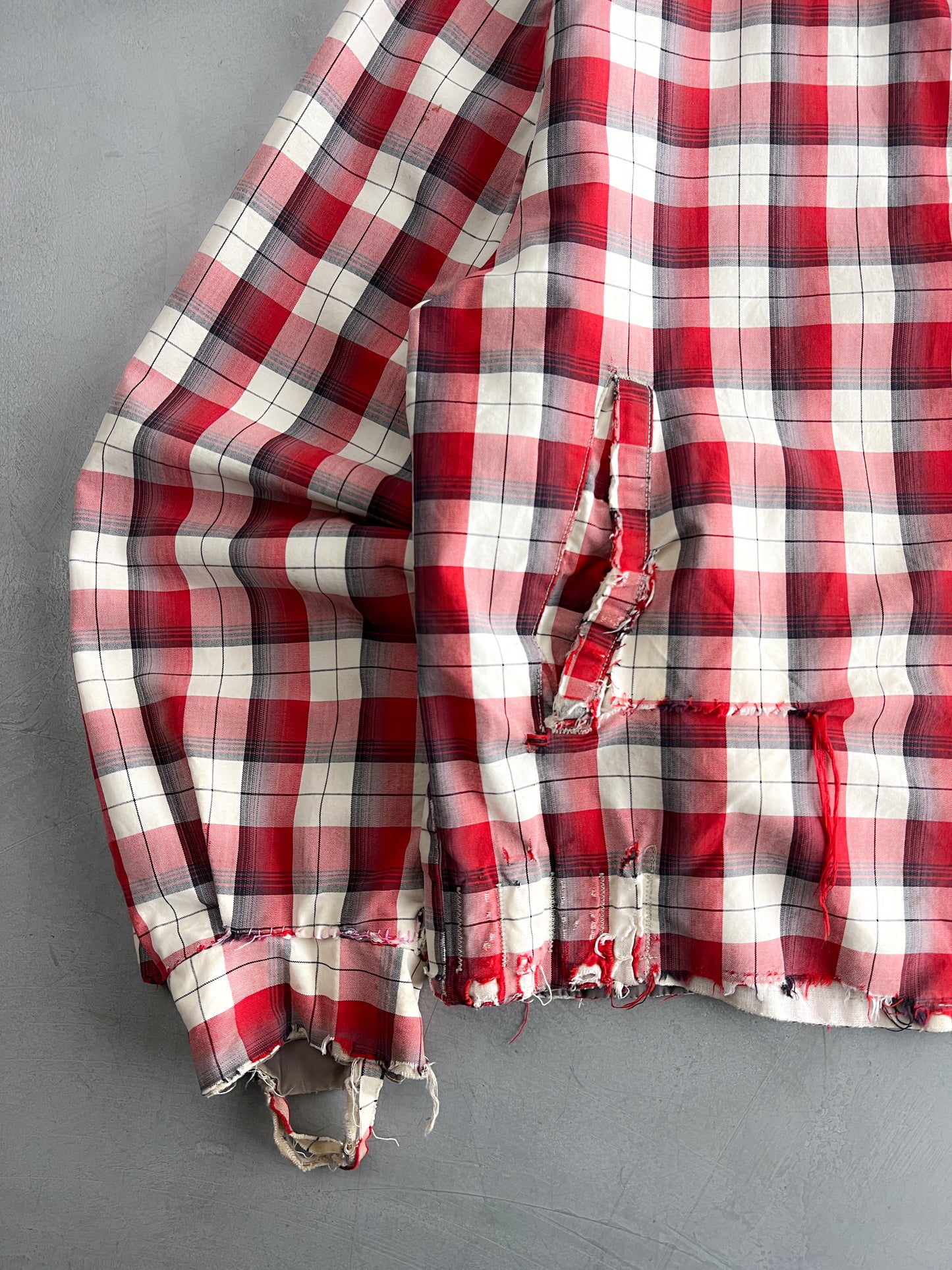 1960's Reversible Plaid Jacket [L]