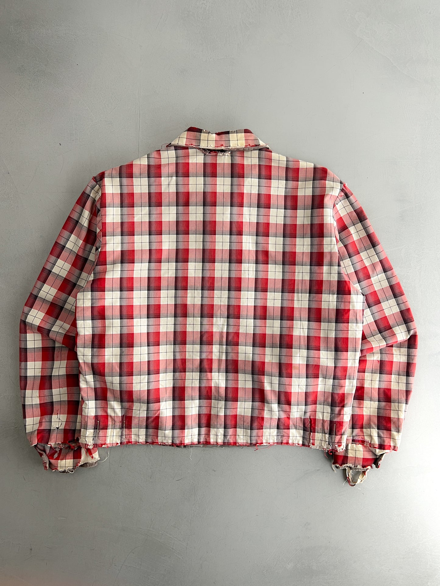 1960's Reversible Plaid Jacket [L]