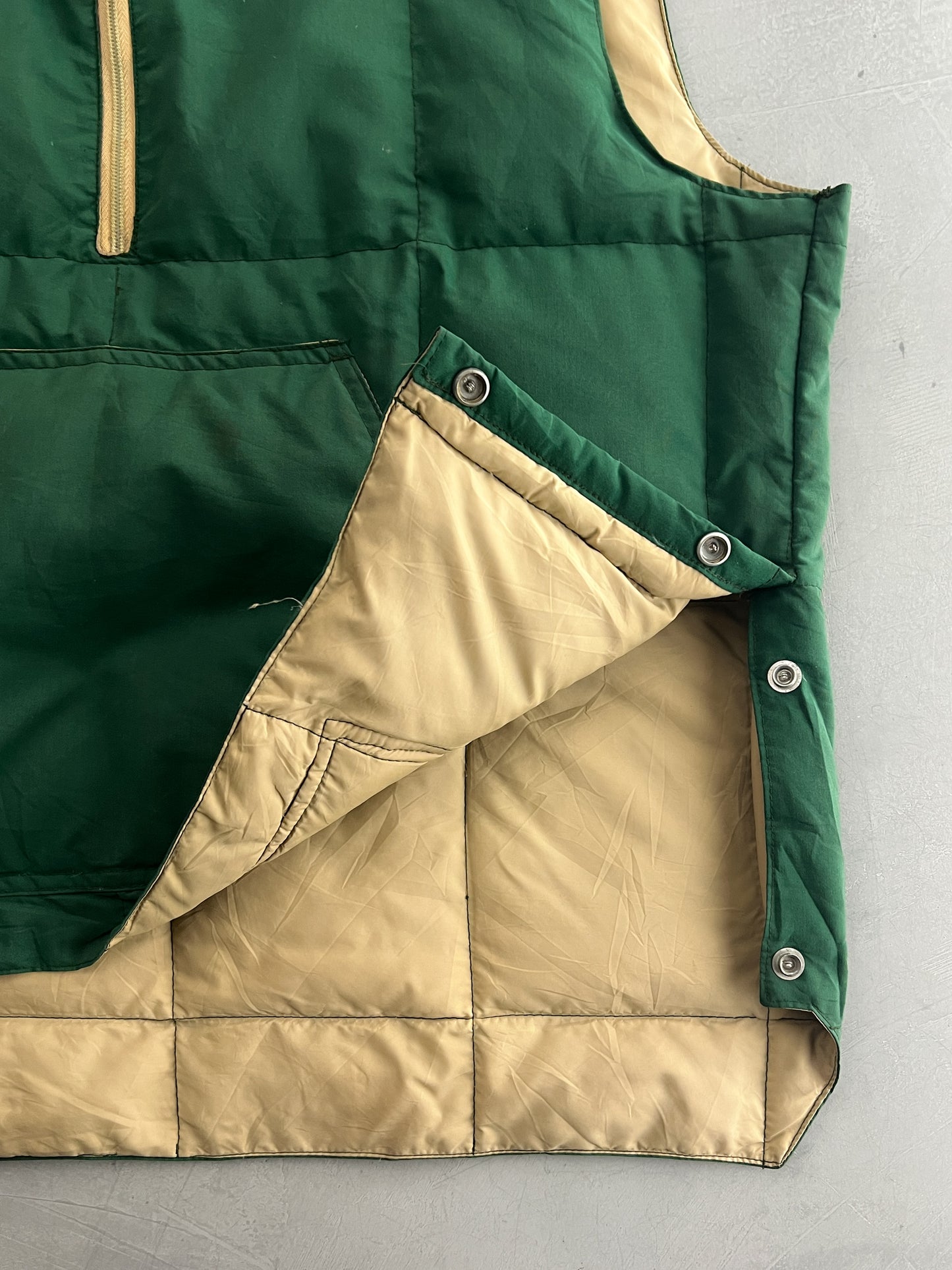 Schott Quarter Zip Down Vest [XL]