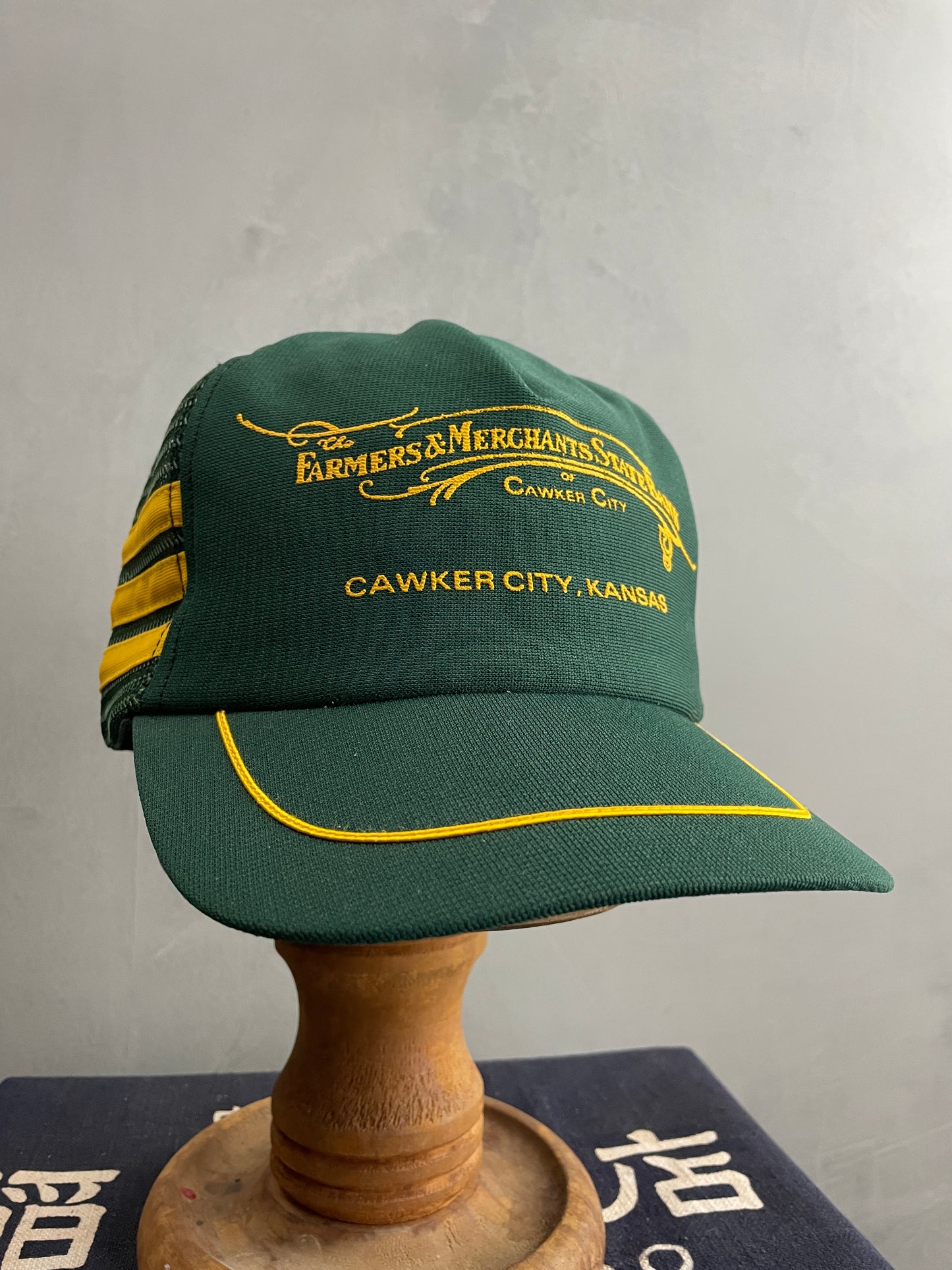 3 Stripe Farmers & Merchants Trucker Cap