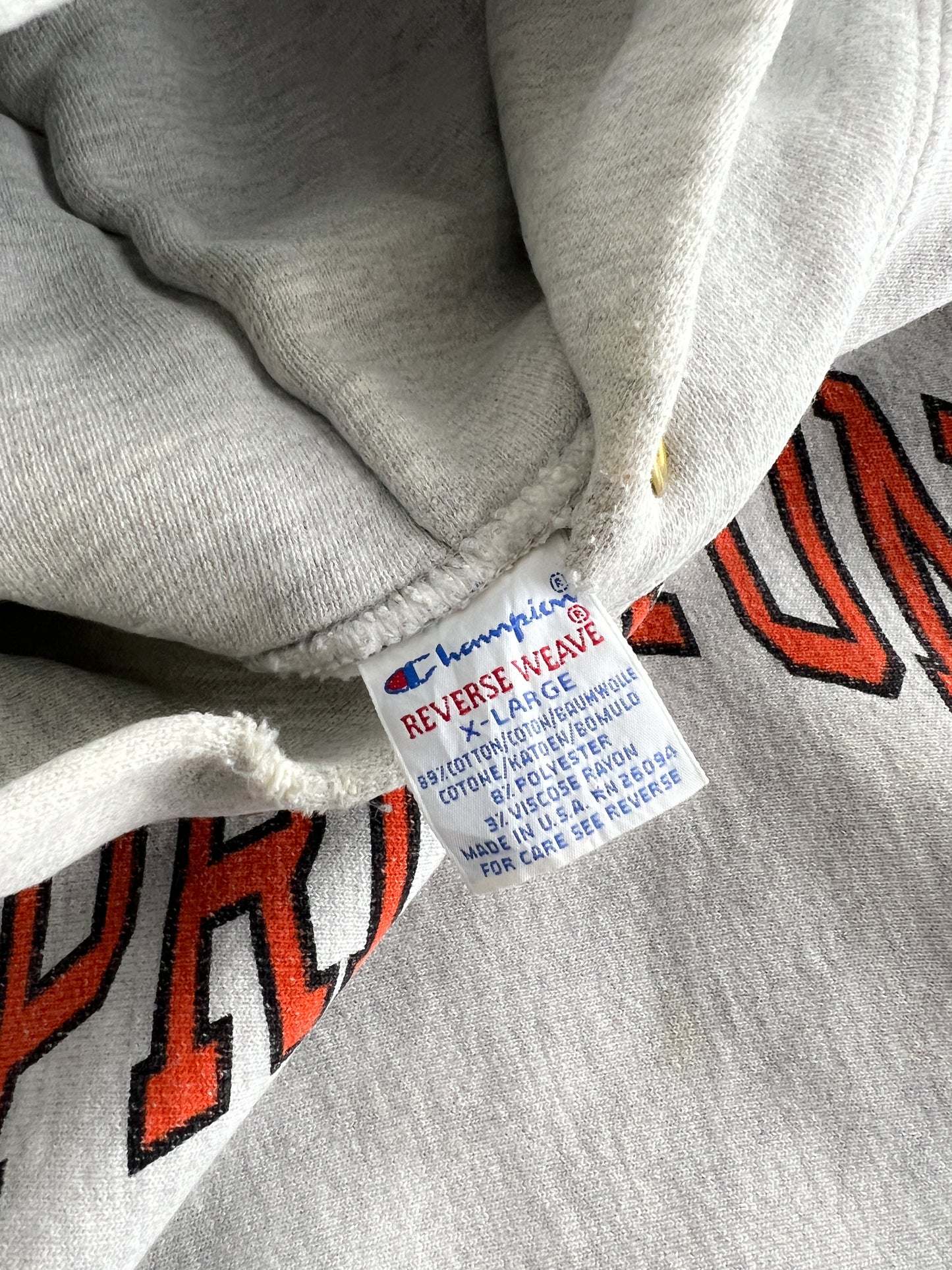 1990's Champion Reverse Weave 'PRINCETON' Hoodie [XL]