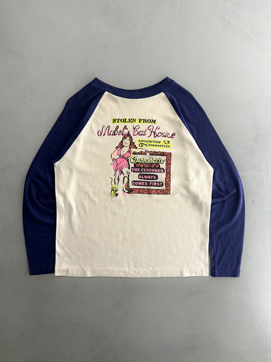 1980's 'Mabels Cat House' Raglan [M/L]