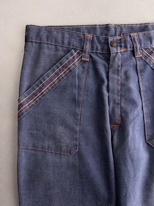 1970's Denim Flares [34"]