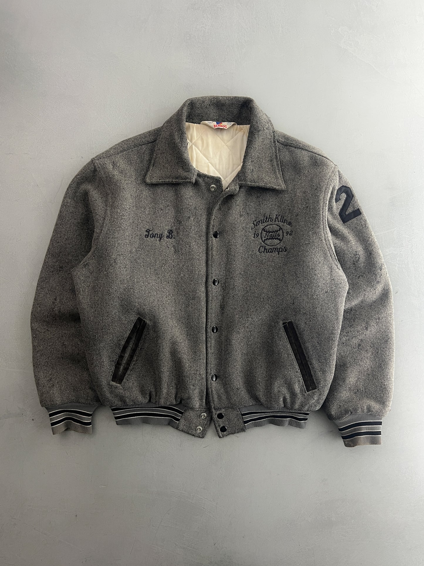 1990's Wool Varsity Jacket [L/XL]
