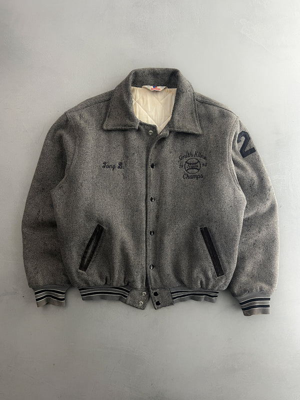 1990's Wool Varsity Jacket [L/XL]