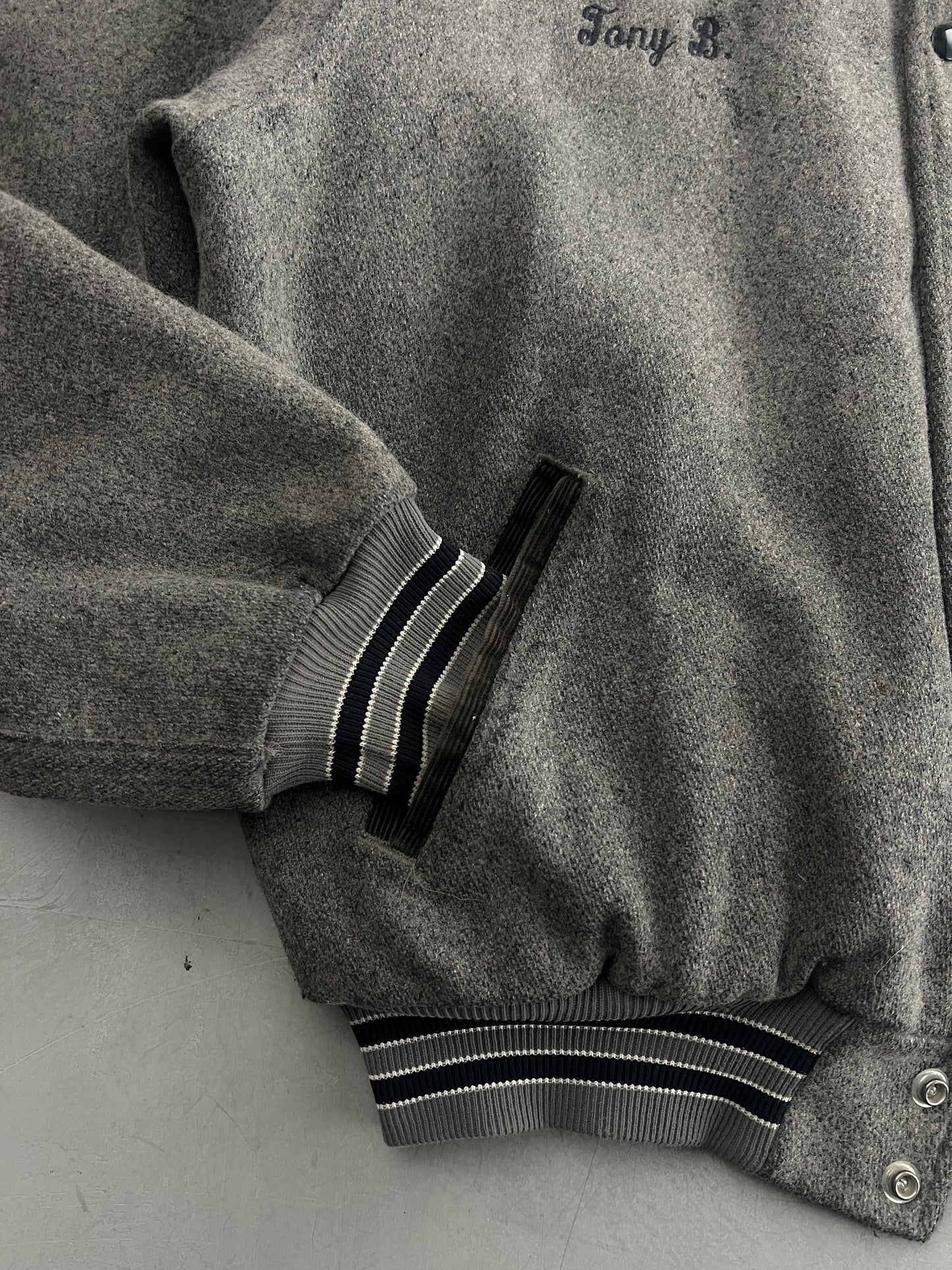 1990's Wool Varsity Jacket [L/XL]