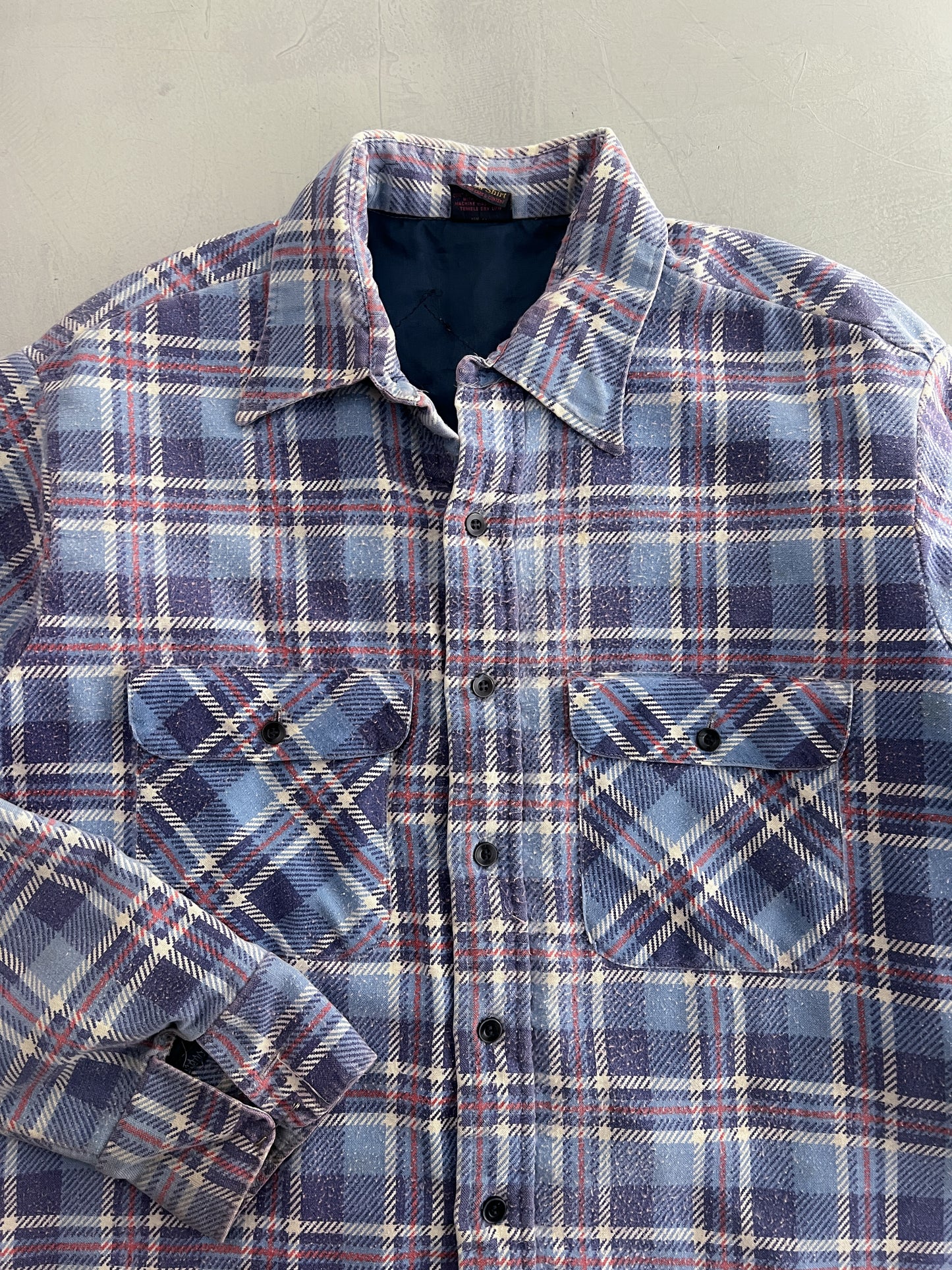 Faded Montgomery Ward Quilt Flannel [L]