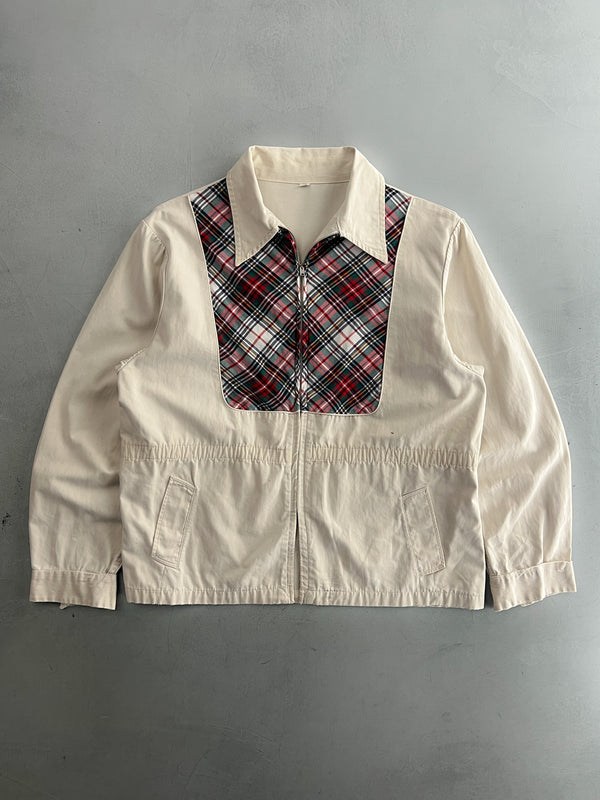 1970's Cotton Zip Jacket [S/M]