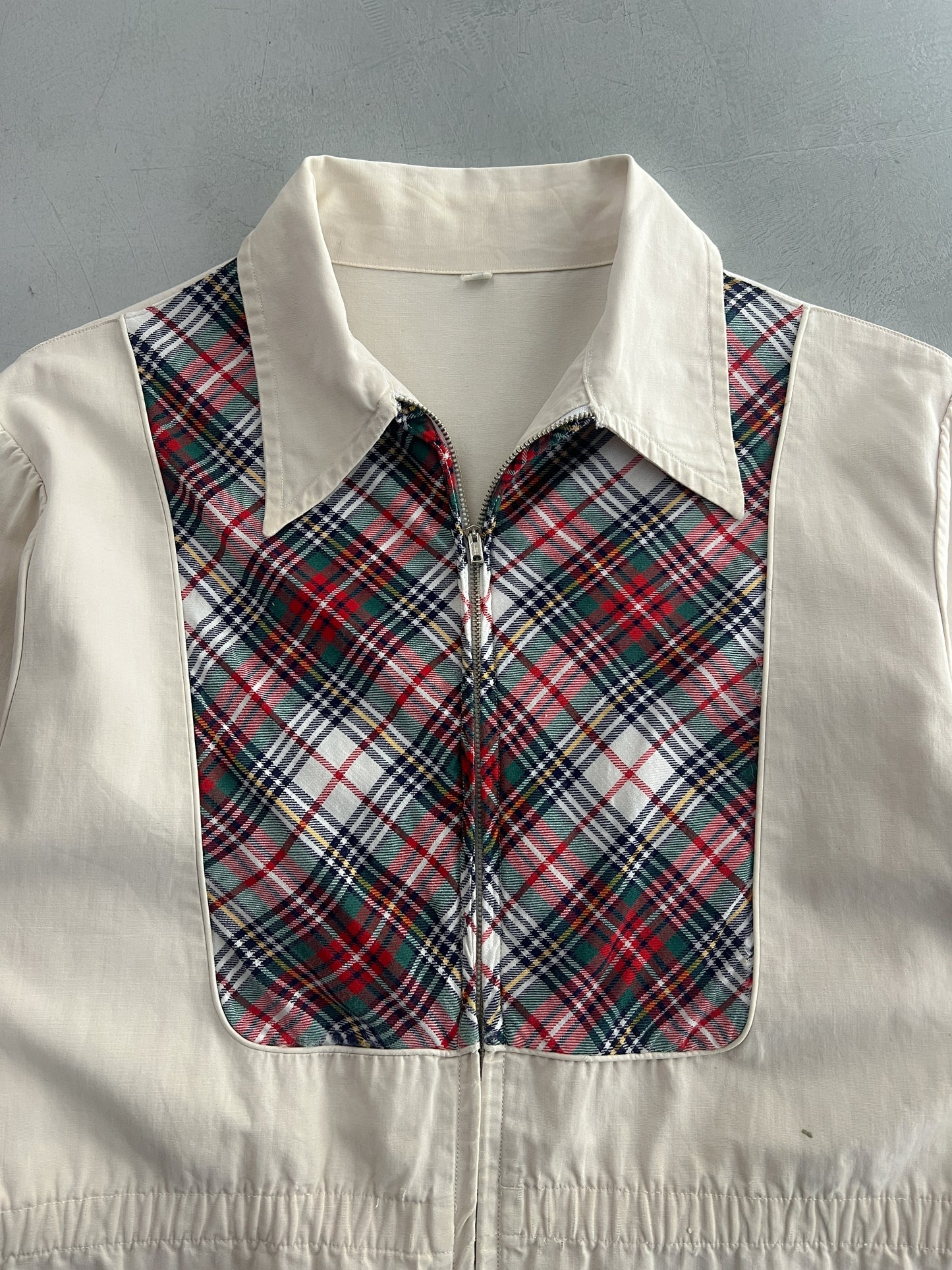 1970's Cotton Zip Jacket [S/M]