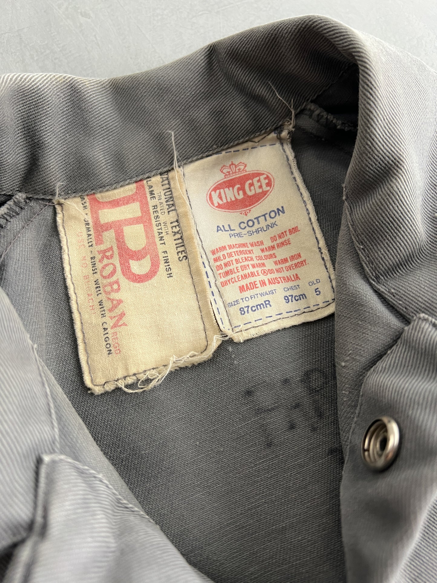 Faded King Gee Mechanic Jacket [M]