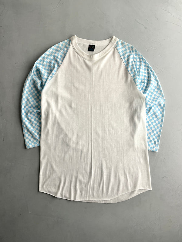 Checker Sleeve Raglan Tee [XL]