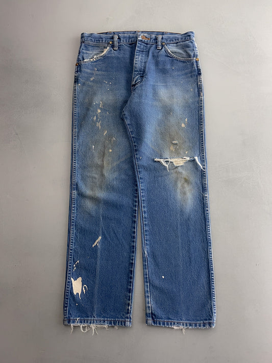 Thrashed Made in USA Wranglers [34"]