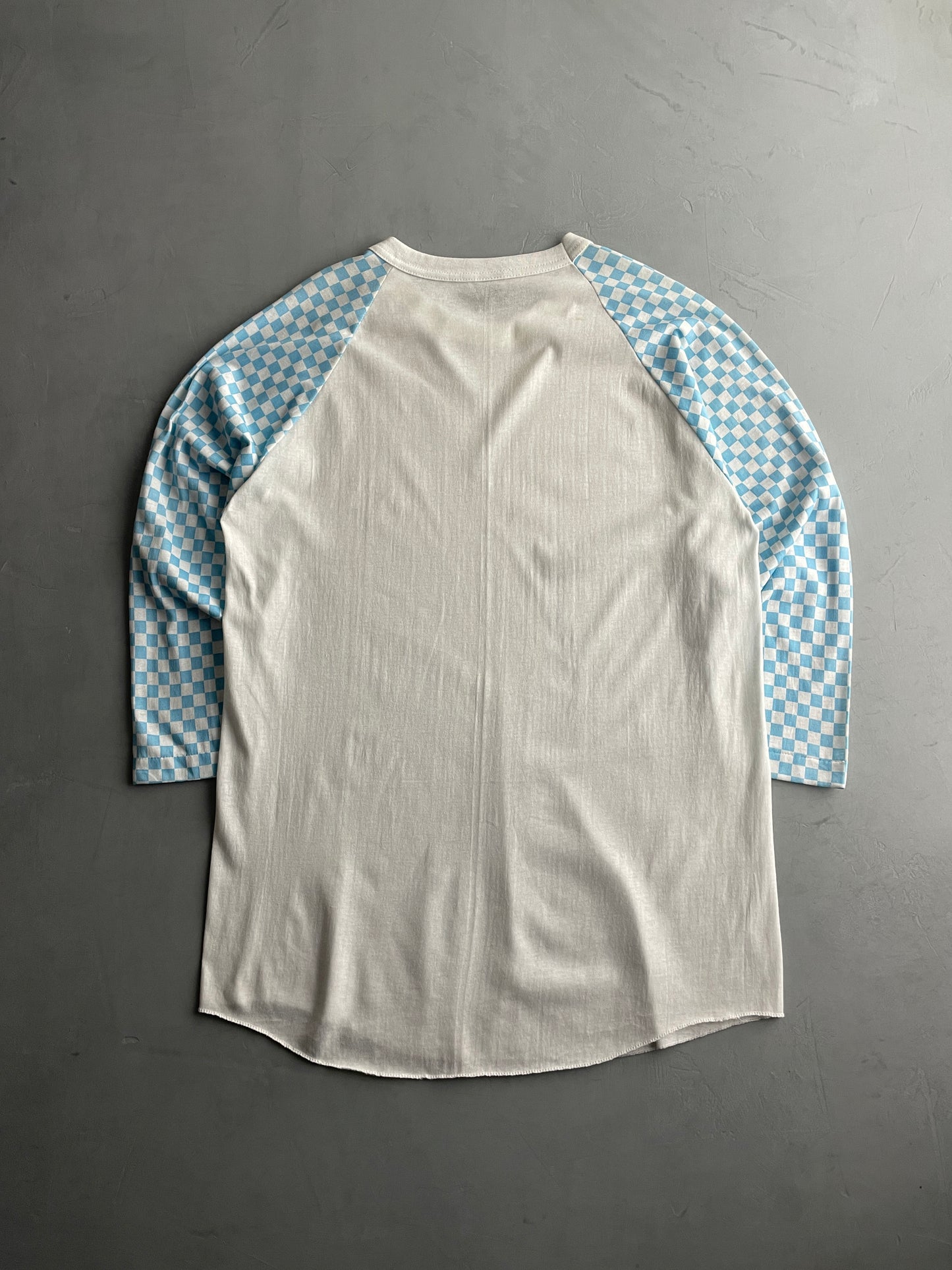 Checker Sleeve Raglan Tee [XL]