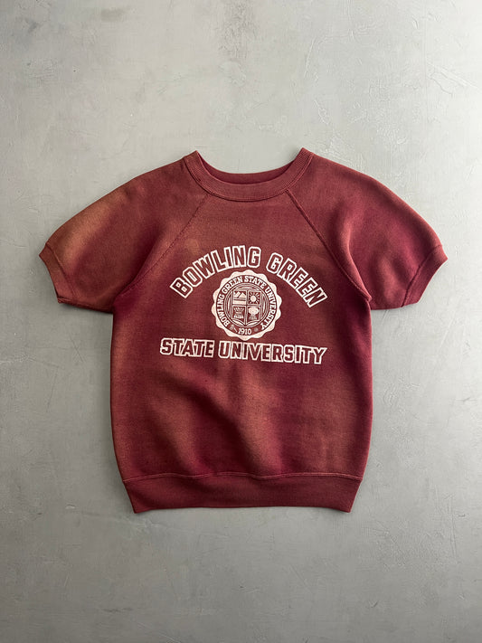 60's Faded Bowling Green Short Sleeve Sweatshirt [S/M]