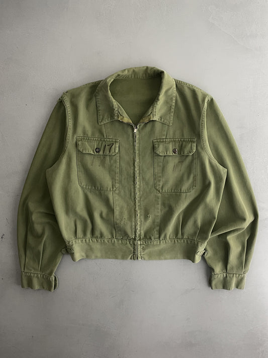 1970's Aus Army Zip Jacket [L]