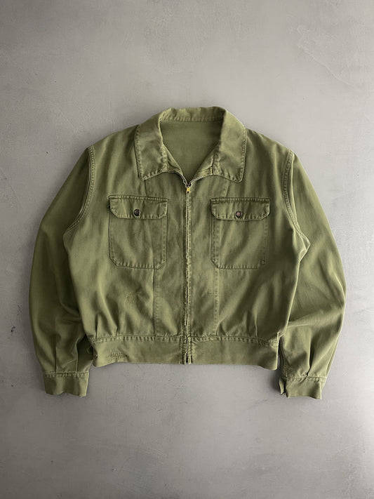 1970's Aus Army Zip Jacket [L]