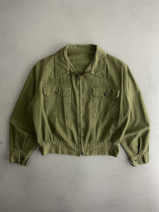 1970's Aus Army Zip Jacket [S]