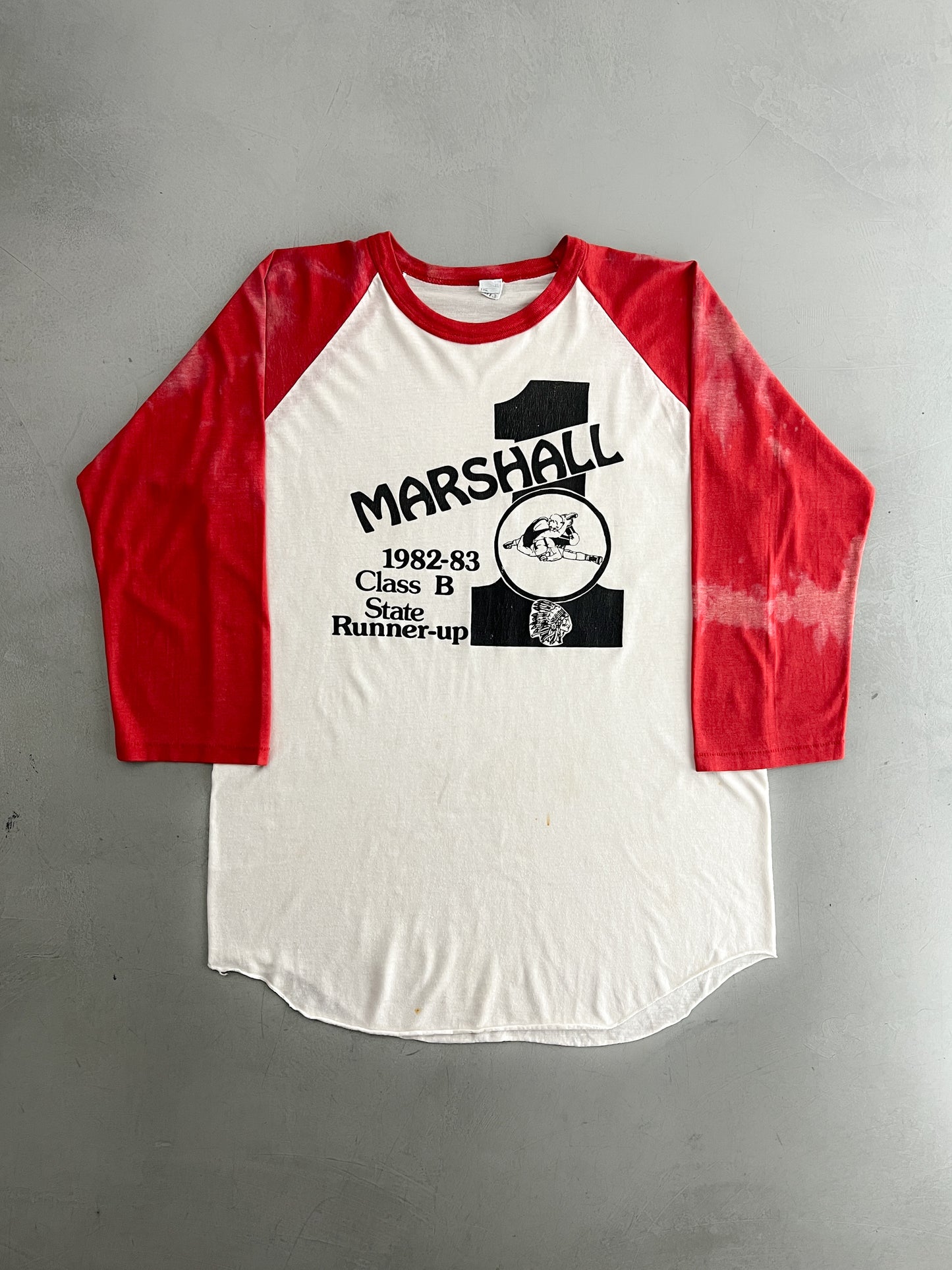 1980's Marshall Wrestling Raglan [L/XL]