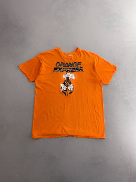 80's Russel Athletic Orange Express Tee [M/L]