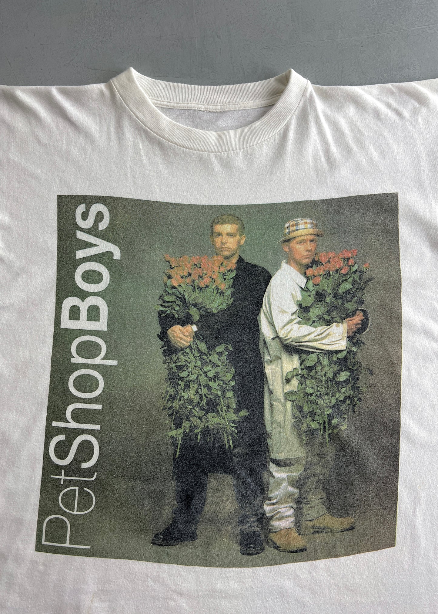 '91 Pet Shop Boys 'Performance' Tour Tee [L]
