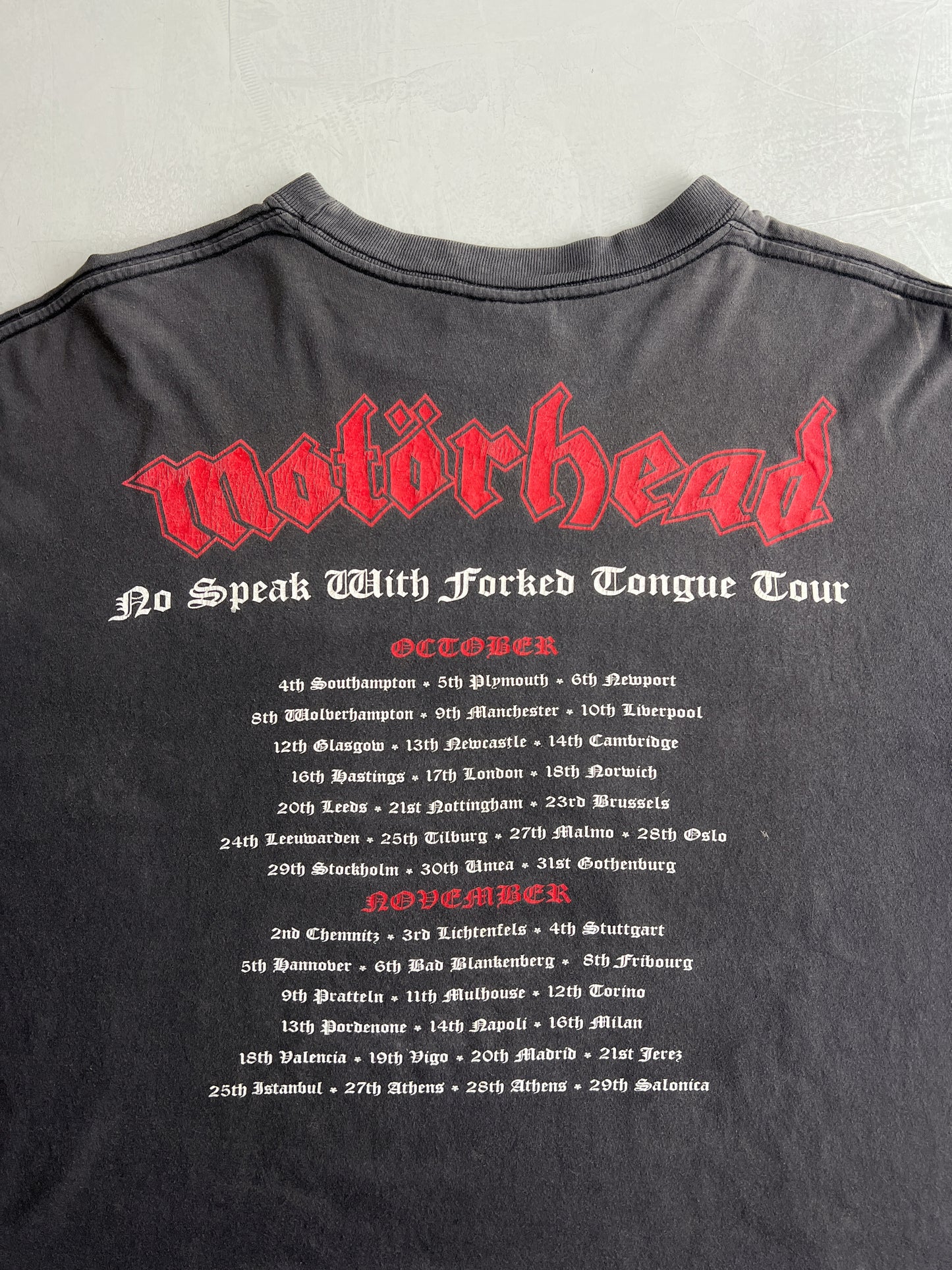 '98 Motorhead 'Snake Bite Love' Tour Tee [XL]