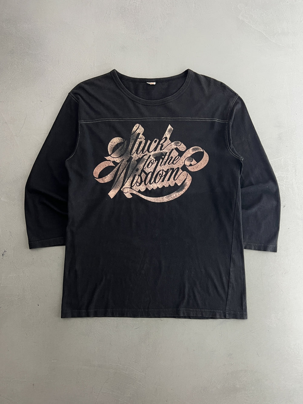 1970's 'Sparkly' Stuck To The Wisdom Jersey Tee [L]