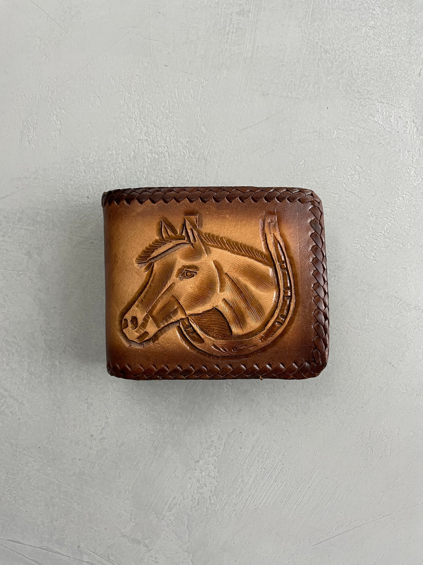 Hand Tooled Leather Wallet