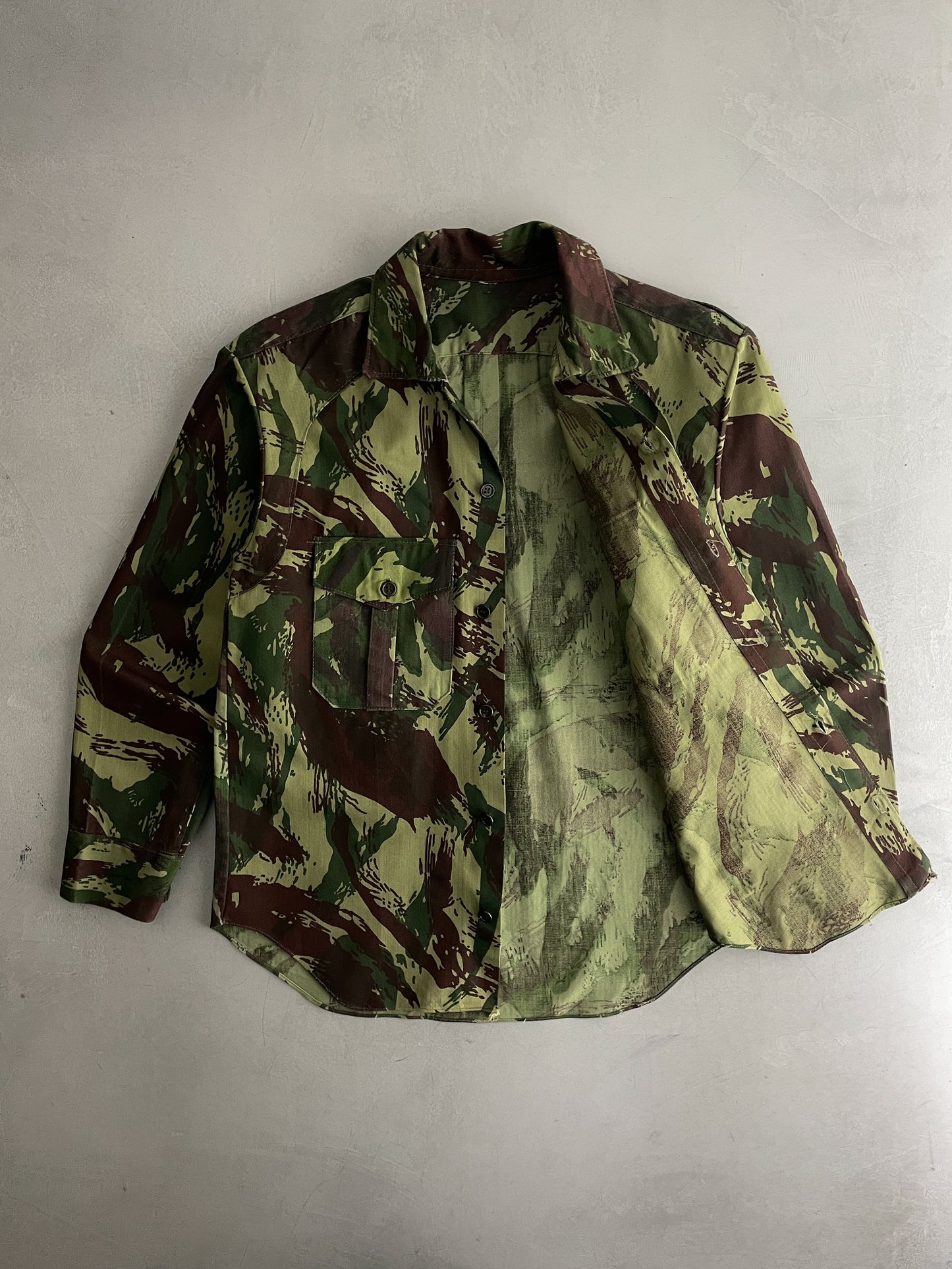 Deadstock HBT Lizard Camo Shirt [M]